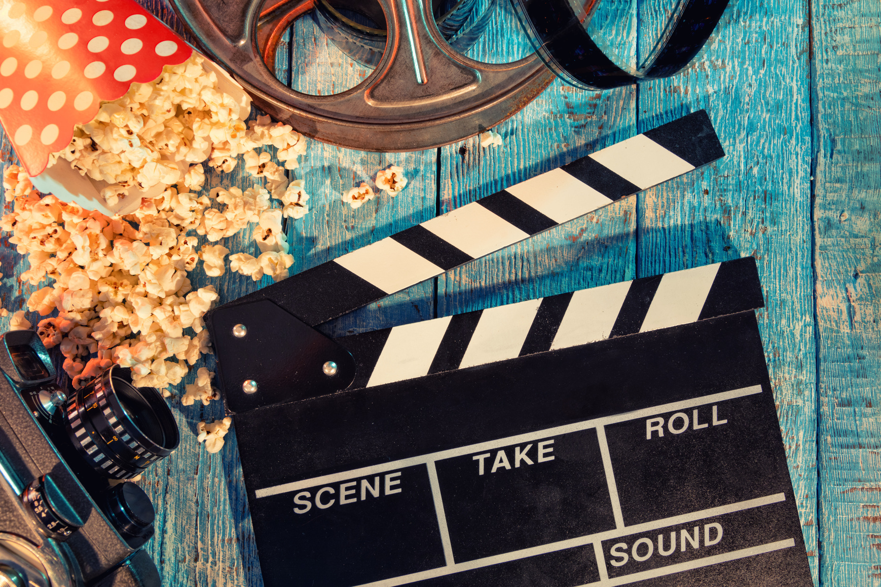 Film Camera Chalkboard 